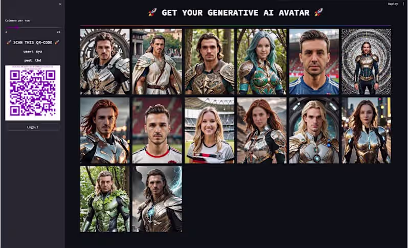Cover image for AI avatar generation Web App