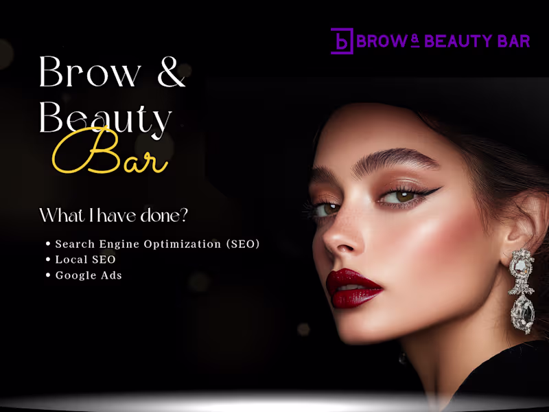 Cover image for SEO for a shopify website in progess: https://browandbeautyb...