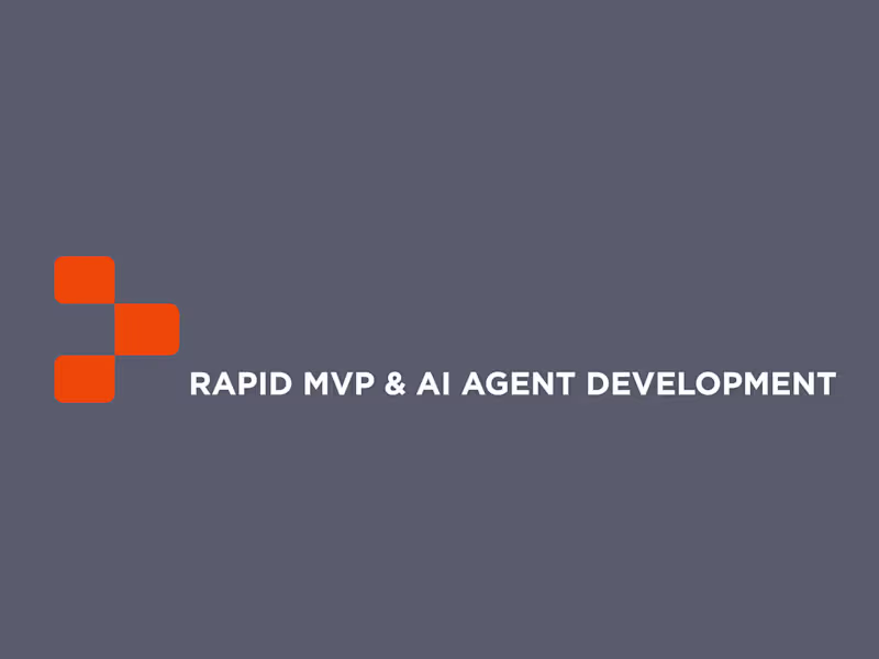 Cover image for Rapid MVP & AI Agent Development (Replit Native)