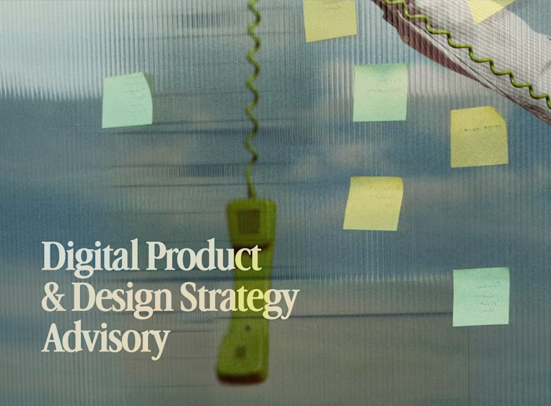 Cover image for Digital Product & Design Strategy Advisory