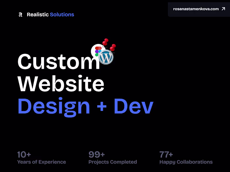 Cover image for Custom Website Design & WordPress Development