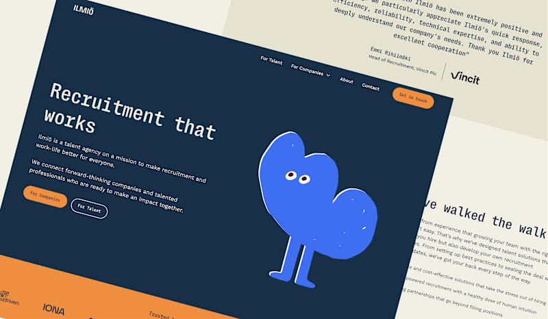 Cover image for Ilmiö Website