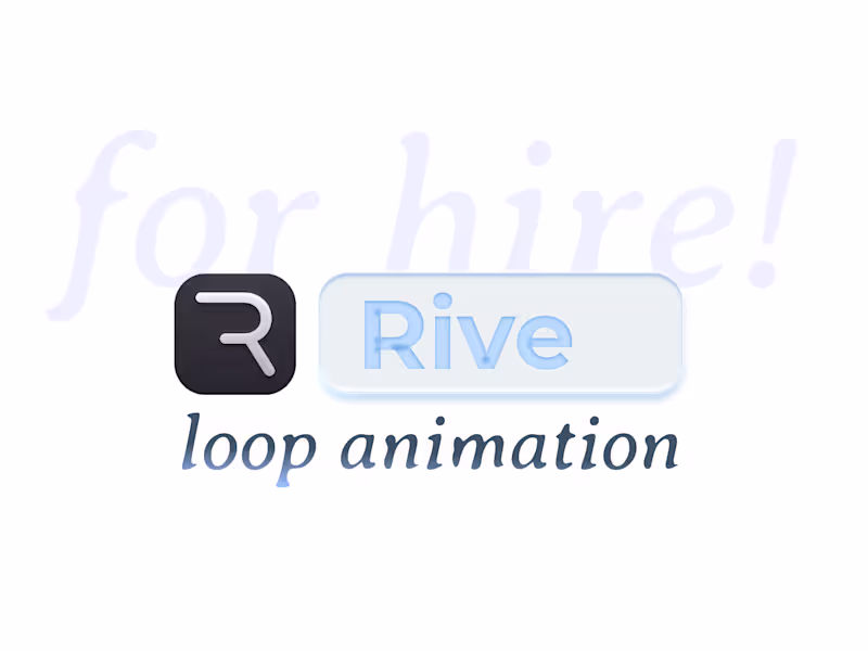 Cover image for Rive Loop Animation