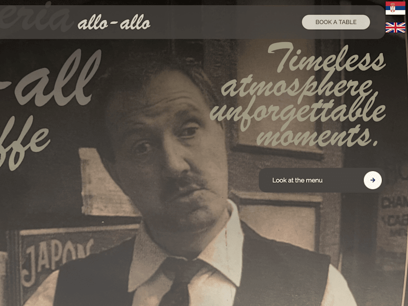 Cover image for Allo-Allo Restaurant