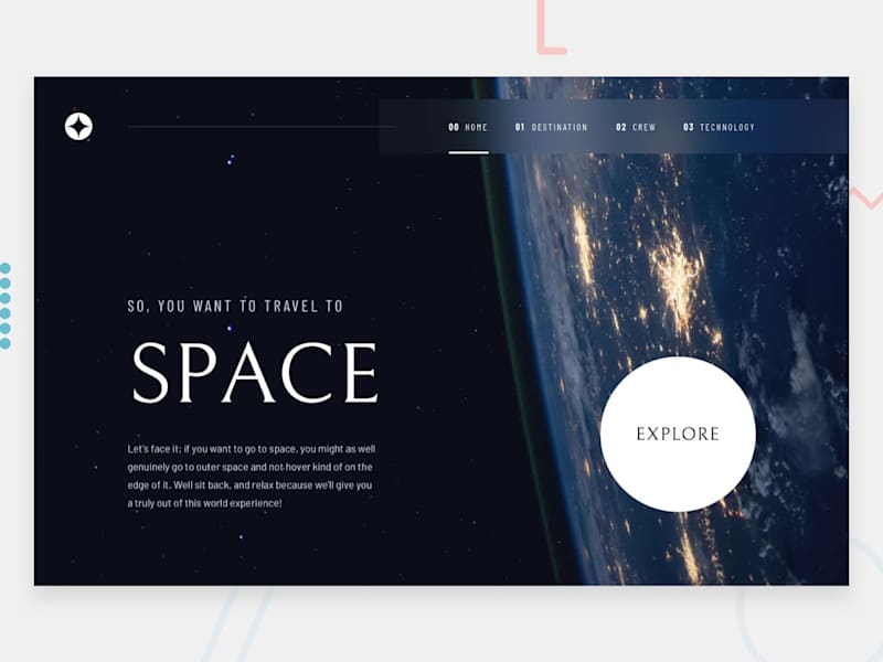 Cover image for Celestia Space Tourism Website