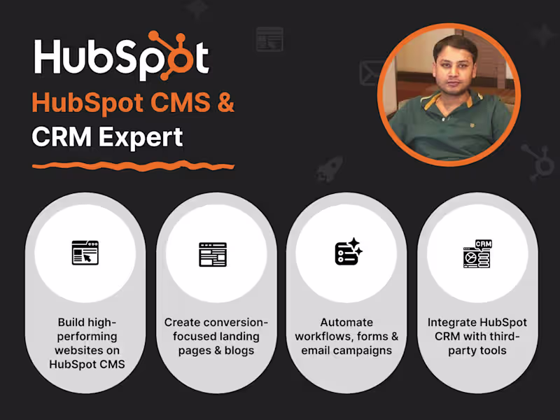 Cover image for HubSpot CMS Development & Marketing Automation