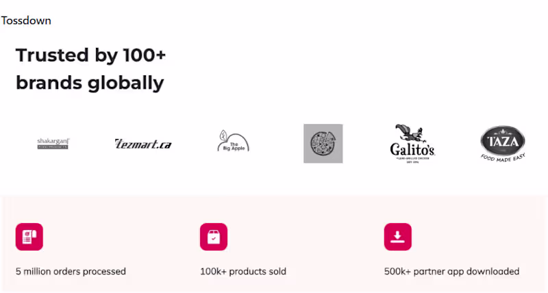 Cover image for Tossdown Tossdown is a multivendor ecommerce engine develope...