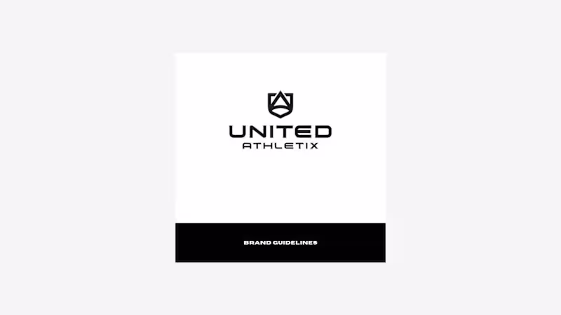 Cover image for United Athletix Brand Guidelines