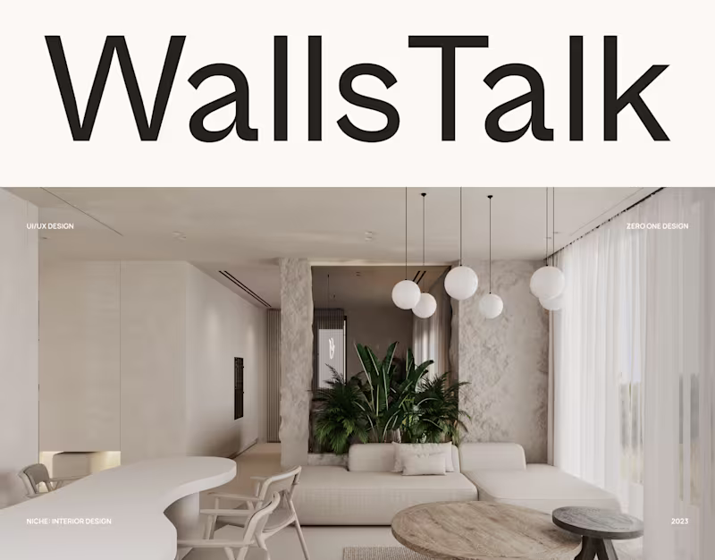 Cover image for WallsTalk UI/UX Design