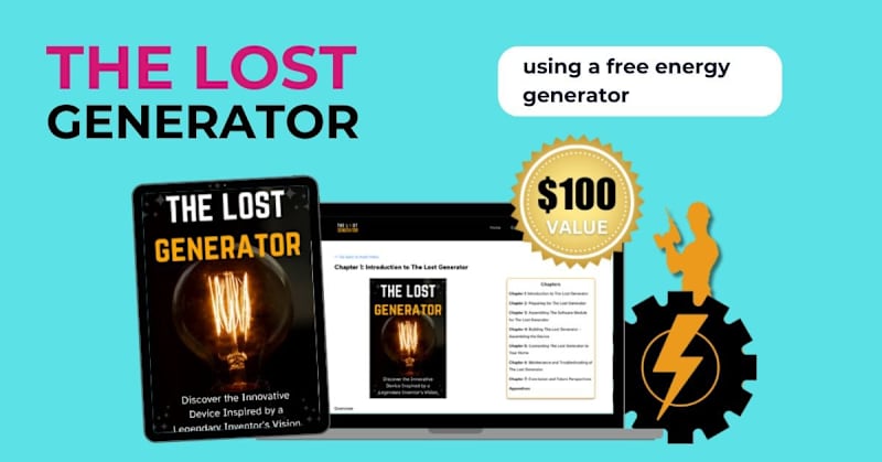 Cover image for The Lost Generator (USER GUIDE) "STEP BY STEP INFO" HOW TO USE?