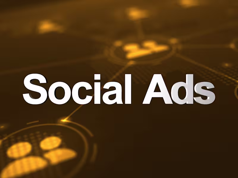 Cover image for Social ads to boost your brand.