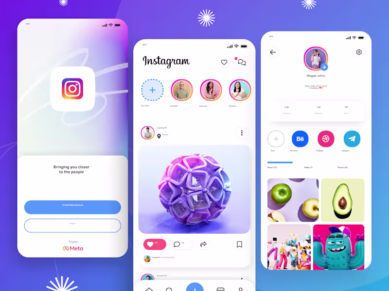 Cover image for Instagram Redesign 🔮