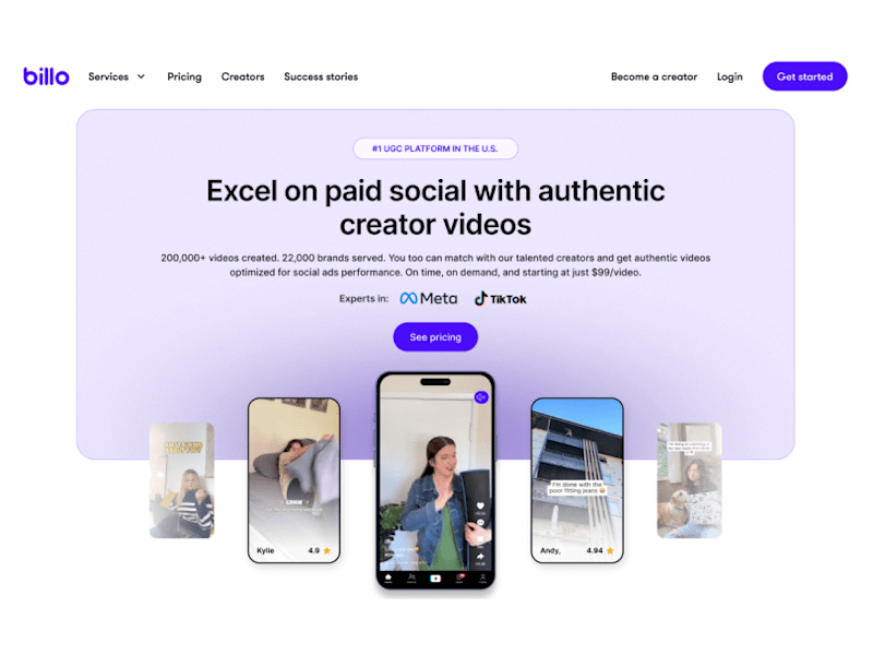 Cover image for Billo.app landing page