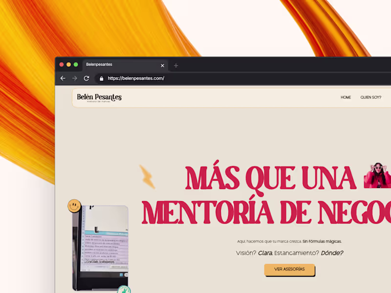 Cover image for Belen Pesantes’ Website