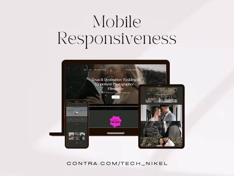 Cover image for Photography Website