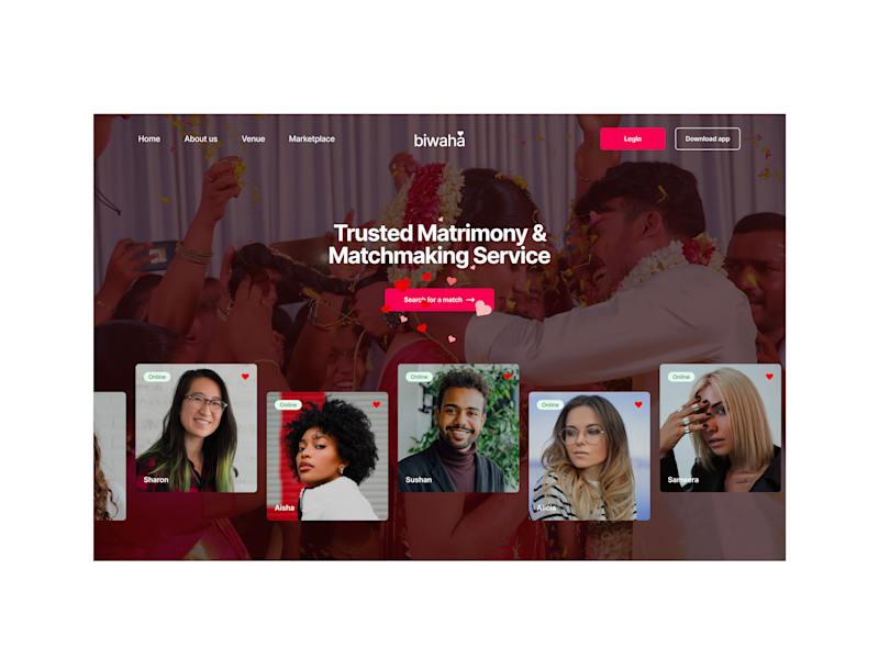 Cover image for Bihemart matrimony website