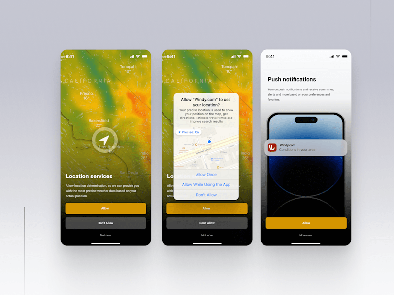 Cover image for Onboarding - Weather made interactive