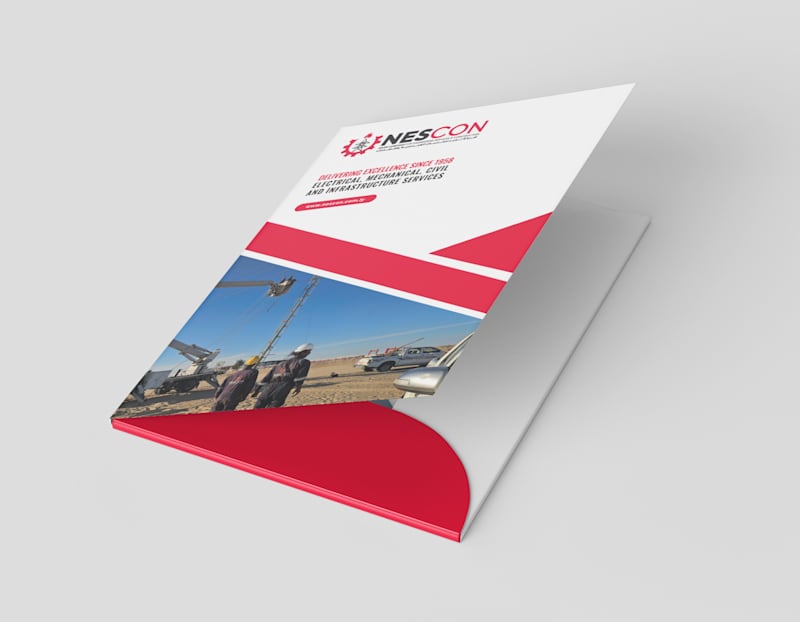 Cover image for Corporate Folder Design for NESCON
