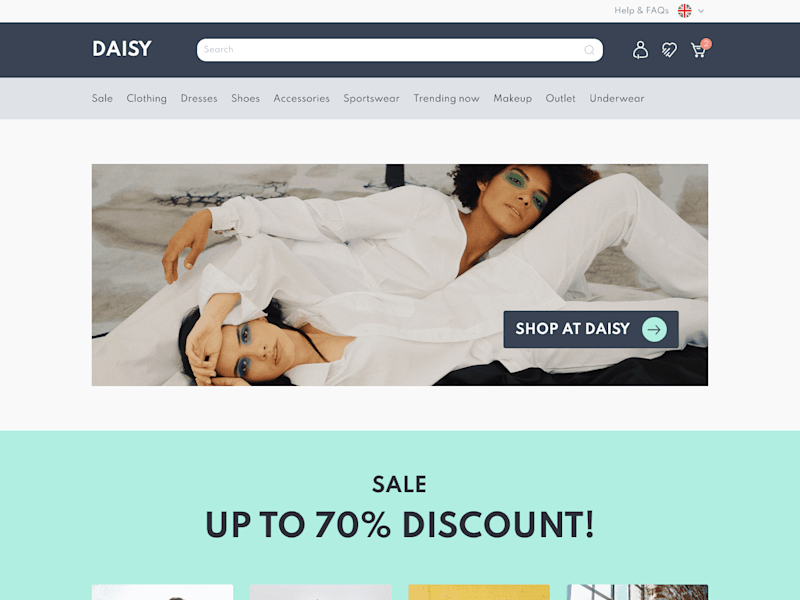 Cover image for Daisy E-Commerce Website