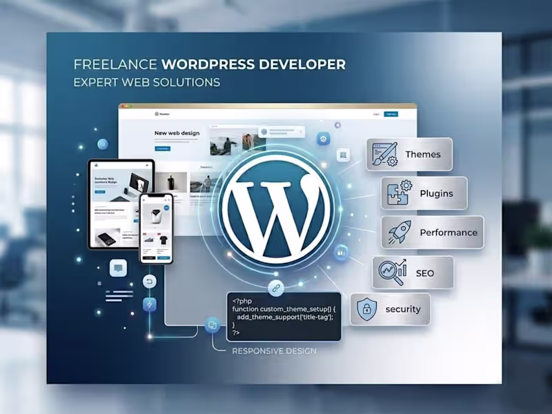 Cover image for Custom WordPress Website Development