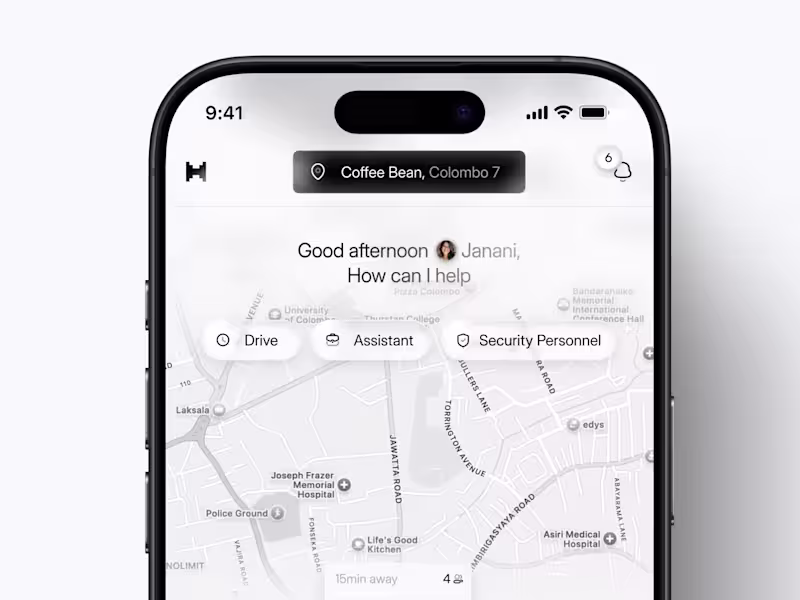 Cover image for Exclusive chauffeur service