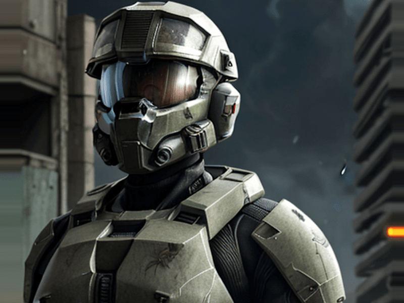 Cover image for Cyberpunk Halo Character