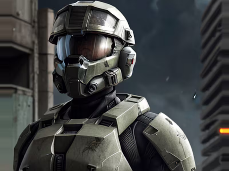 Cover image for Cyberpunk Halo Character