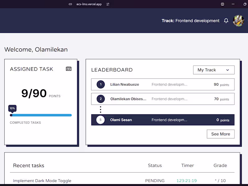 Cover image for ECX-LMS Software - A Learning Management Platform.