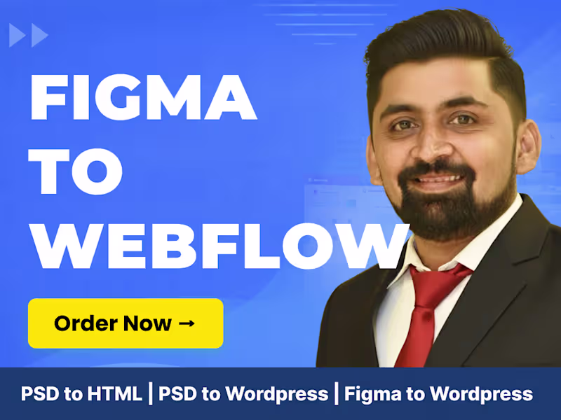Cover image for Figma to Webflow: Pixel-Perfect Conversion & Development