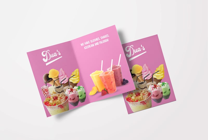 Cover image for Dua's Restaurant Menu Design