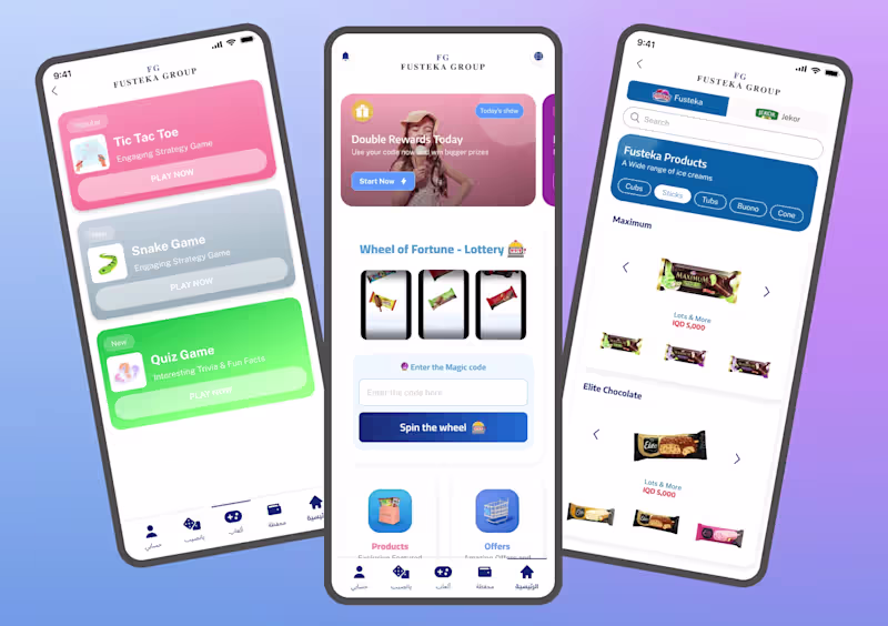 Cover image for Fusteka Group Branding App Design