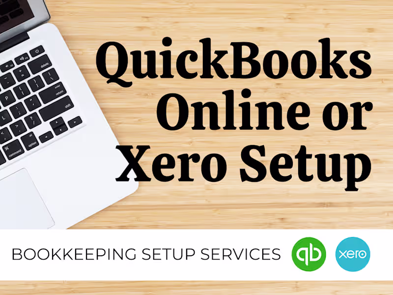 Cover image for Xero or QuickBooks Online Setup 