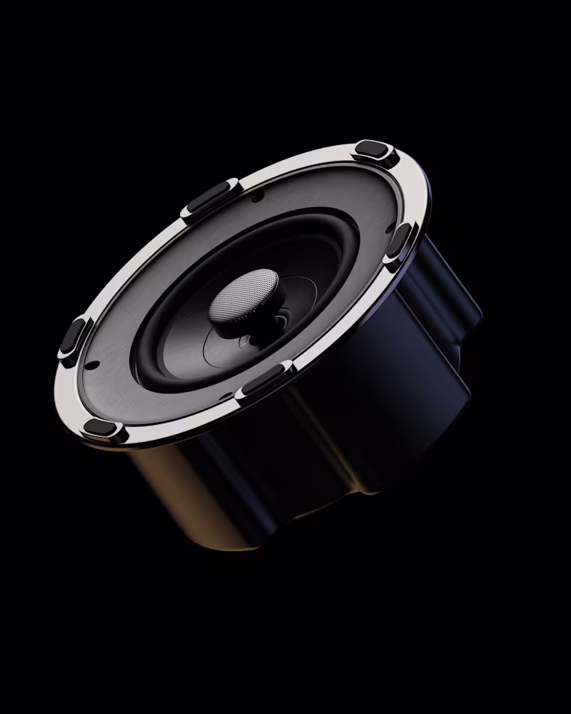 Cover image for Client work -In ceiling speakers Rhino+Keyshot