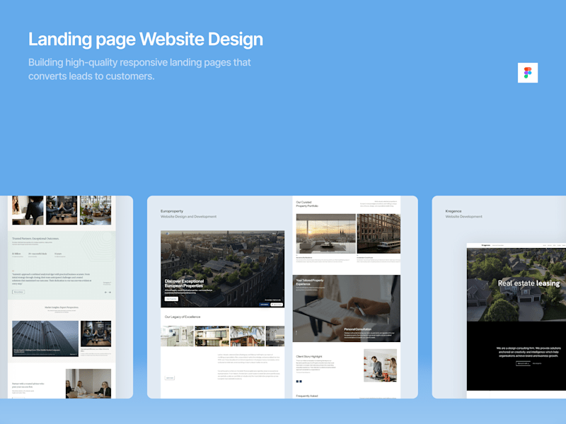 Cover image for Landing page Design
