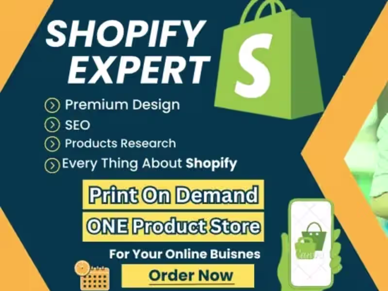 Cover image for I will improve your shopify store design and make it attractive