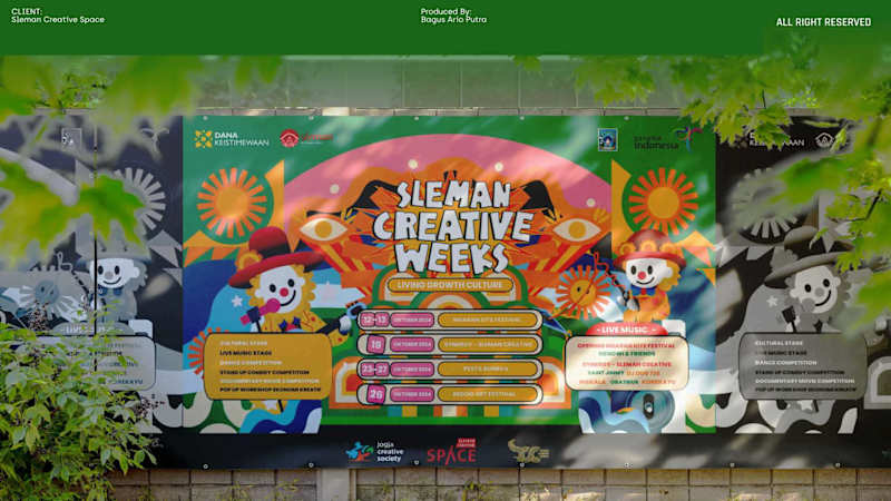 Cover image for SLEMAN CREATIVE WEEK - Events Visual Graphic Needs