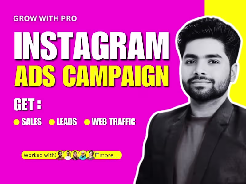 Cover image for Meta Instagram Ads Campaign for Sales, Leads, or Web Traffics