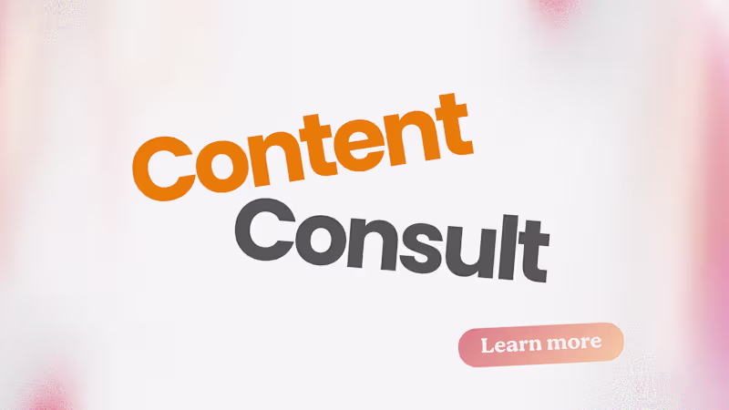 Cover image for Content Consult