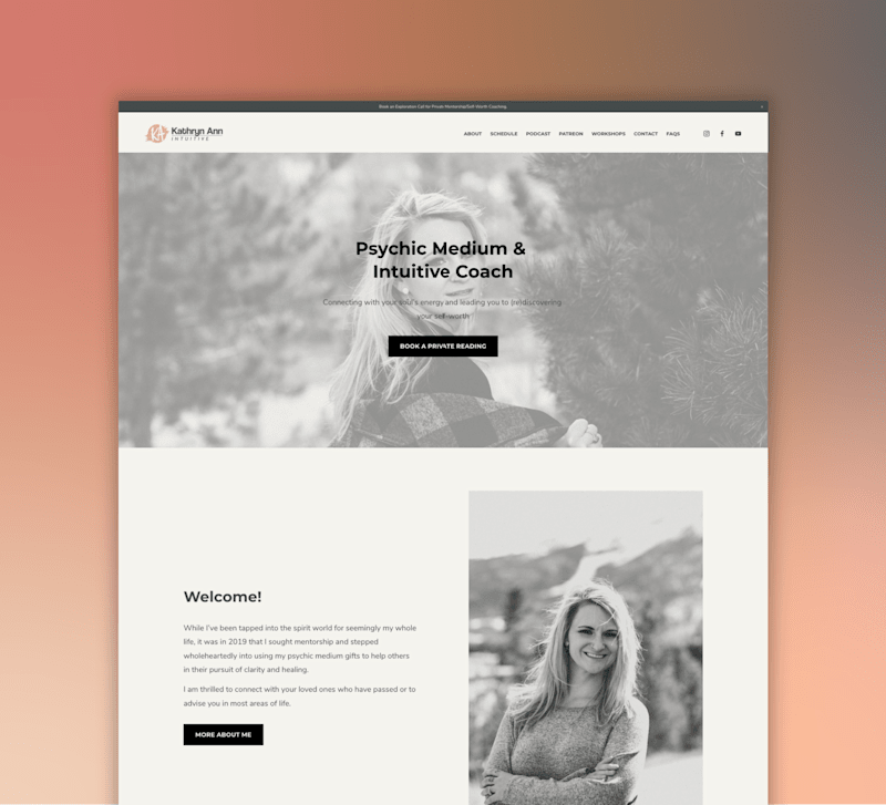 Cover image for Branding and Web Design for Intuitives