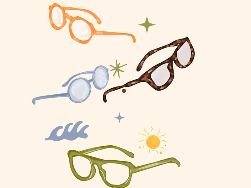 Cover image for Eco-Friendly Eyewear Illustrations for EyeBuyDirect 🌊👓🐋🐚