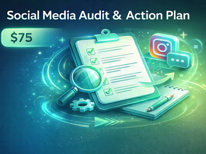 Cover image for Social Media Audit & Action Plan