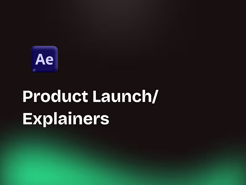 Cover image for Product Launch & Feature Explainer Animations