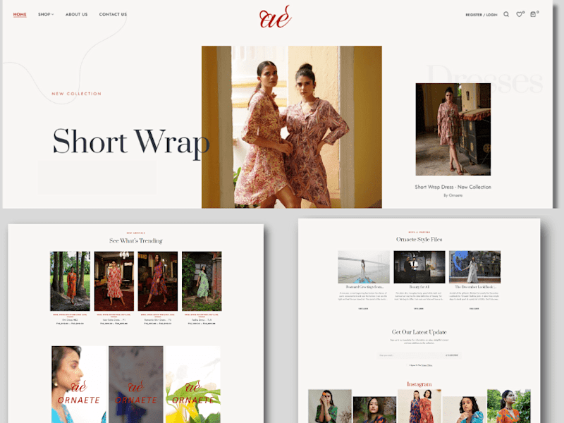 Cover image for Ornaete: Ecommerce Website Design & Development