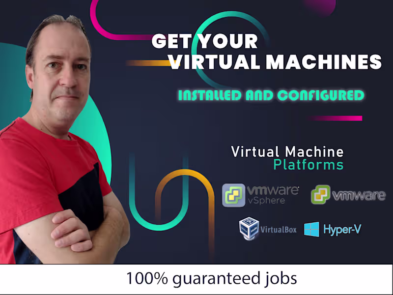 Cover image for I will install and configure your virtual machines