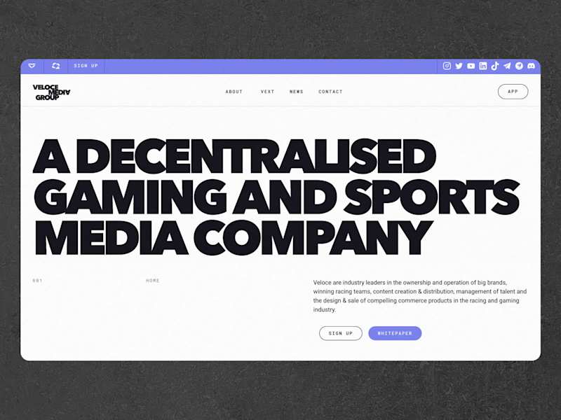 Cover image for Veloce Media Group