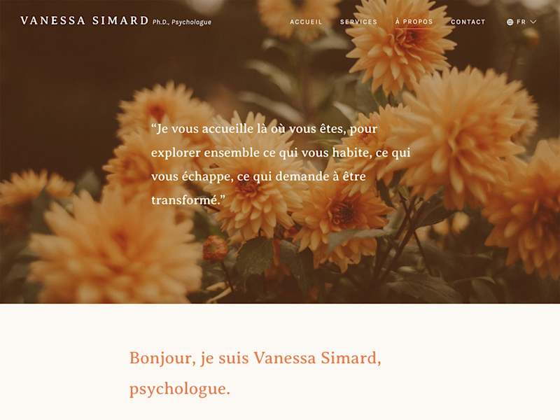 Cover image for Bilingual Squarespace Site for Psychotherapist