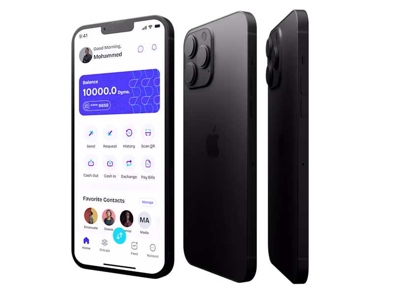 Cover image for Dyme Mobile App Design