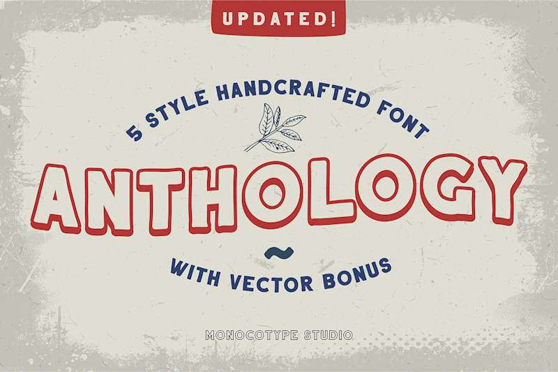 Cover image for Anthology – Handcrafted Font