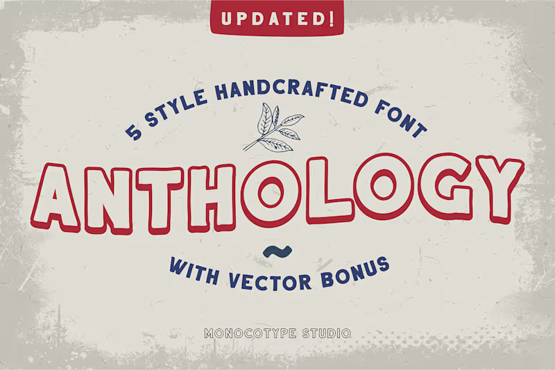 Cover image for Anthology – Handcrafted Font