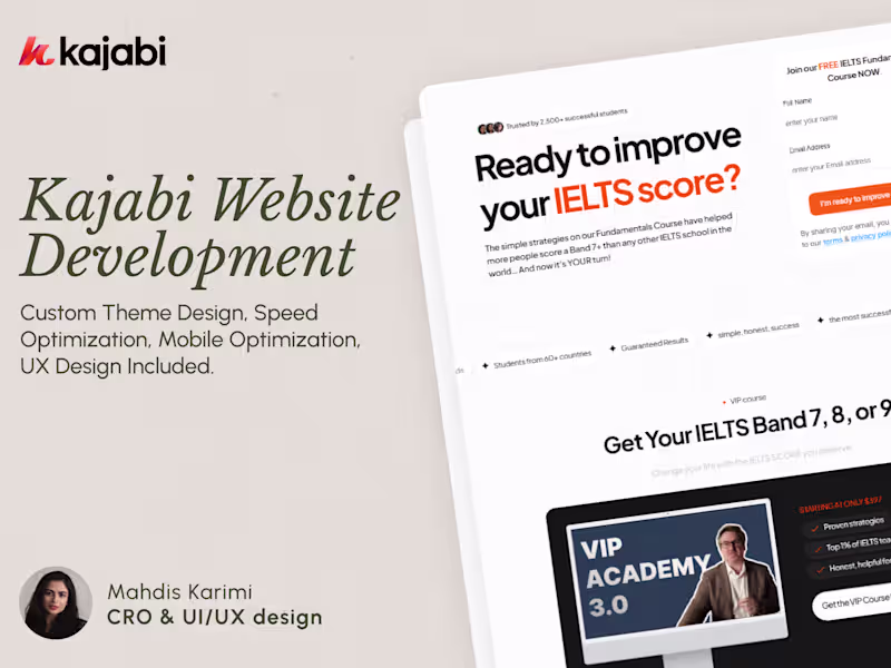 Cover image for Kajabi Website & Funnel Development